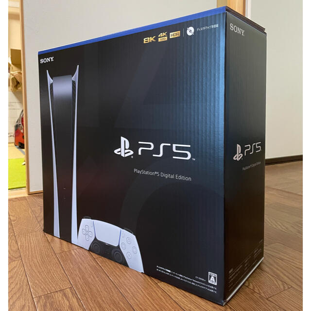 PlayStation(プレイステーション)の[新品未開封] SONY PlayStation5 デジタルエディション エンタメ/ホビーのゲームソフト/ゲーム機本体(家庭用ゲーム機本体)の商品写真