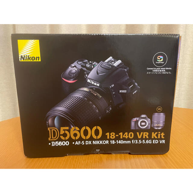 【新品・未開封・3年保証】Nikon D5600 18-140 VRレンズキットカメラ