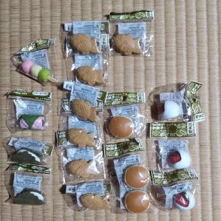 和菓子消しゴム 17個セット(消しゴム/修正テープ)