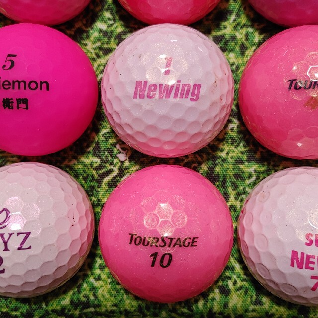 Kasco(キャスコ)のピンク系　ロストボール　ゴルフボール　226 スポーツ/アウトドアのゴルフ(その他)の商品写真