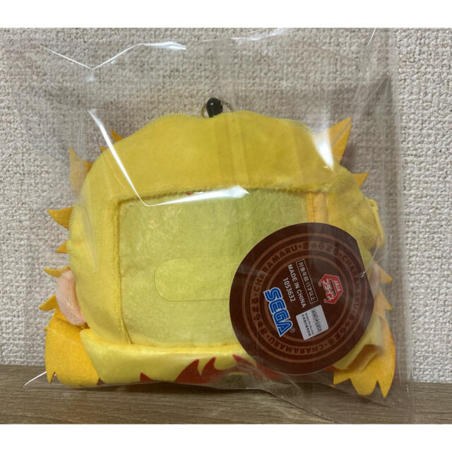 袋入り　新品　鬼滅の刃 煉獄杏寿郎 れんごく ぬいぐるみパスケース きゃらまる エンタメ/ホビーのおもちゃ/ぬいぐるみ(キャラクターグッズ)の商品写真