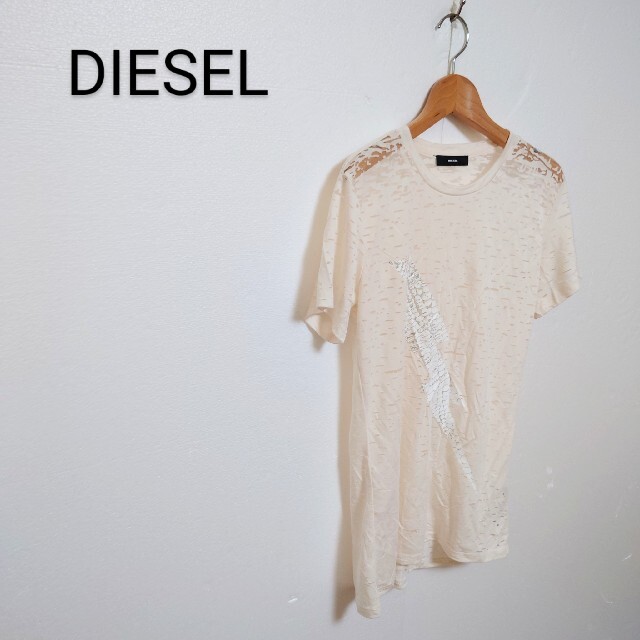 DIESEL(ディーゼル)の◇【DIESEL】レースデザインTシャツ メンズのトップス(Tシャツ/カットソー(半袖/袖なし))の商品写真