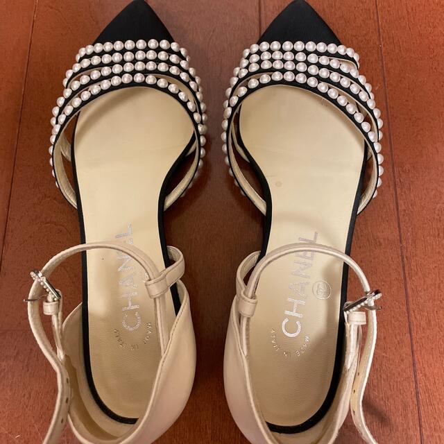 CHANEL(シャネル)の❤️CHANEL❤️シャネル　サンダル　パンプス　35.5 レディースの靴/シューズ(サンダル)の商品写真