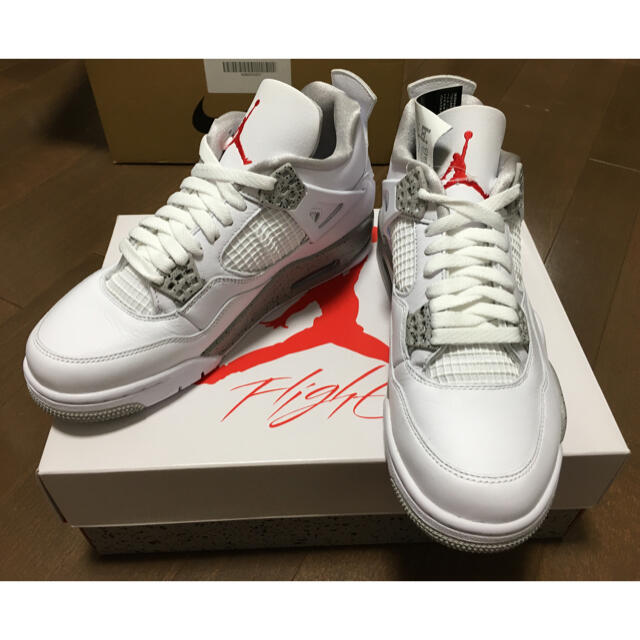 NIKE(ナイキ)のNIKE AIR JORDAN 4 TECH WHITE メンズの靴/シューズ(スニーカー)の商品写真