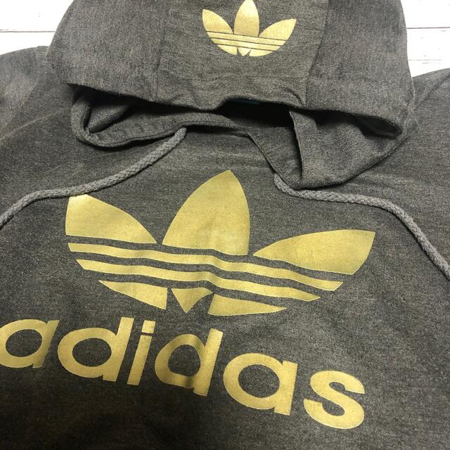 adidas(アディダス)のadidas originals    パーカー  グレイ   キッズ/ベビー/マタニティのキッズ服男の子用(90cm~)(その他)の商品写真