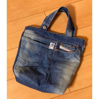 ディーゼル(DIESEL)の【手作り】DIESEL ハンドバッグ　リメイク　ハンドメイド(バッグ)