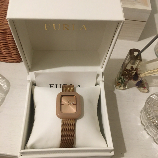 Furla(フルラ)のFURLA フルラ ピンク ピンクゴールド べっ甲 時計 レディースのファッション小物(腕時計)の商品写真