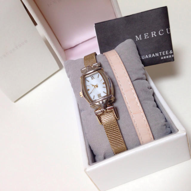 MERCURYDUO(マーキュリーデュオ)の格安♡アンティークチェンジベルトウォッチ レディースのファッション小物(腕時計)の商品写真