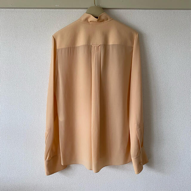 Chloe - chloe ボウタイブラウス シルク ベージュ ピンク オレンジ Chloe - chloe ボウタイブラウス シルク ベージュ ピンク オレンジ