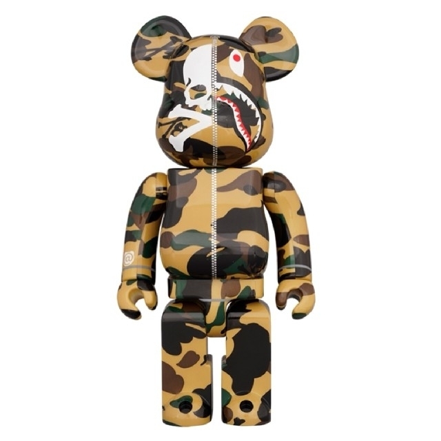 MEDICOM TOY(メディコムトイ)のMASTERMIND VS BAPE(R) BE@RBRICK 1000%  エンタメ/ホビーのフィギュア(その他)の商品写真