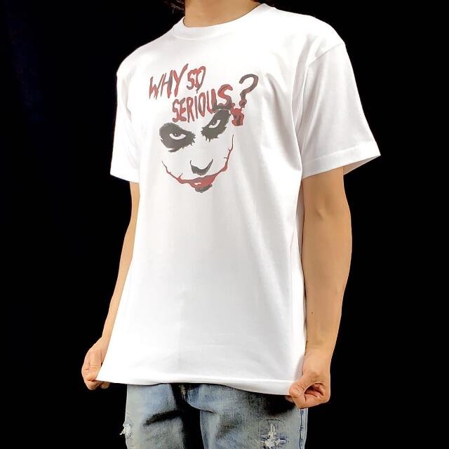 【JOKER】新品 Why so serious? ペイント Tシャツ