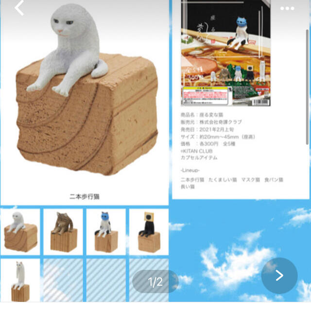 二足歩行+食パン キッズ/ベビー/マタニティのおもちゃ(ぬいぐるみ/人形)の商品写真