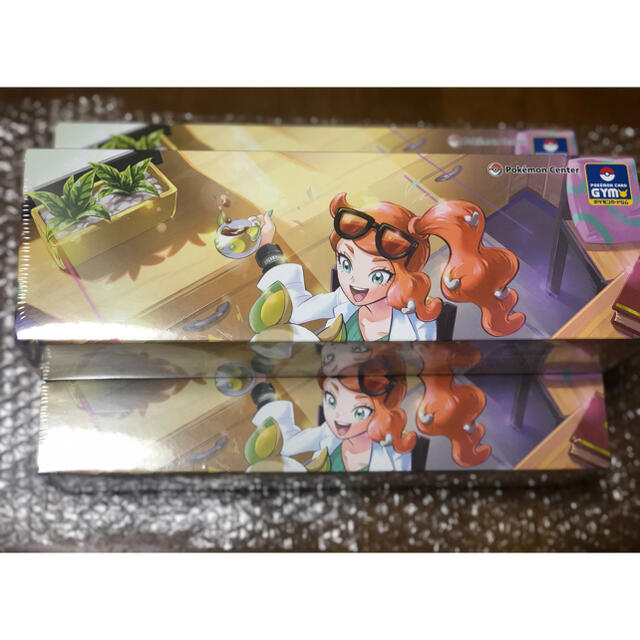 ポケモンカード　ソニア　ラバープレイマットセット　3BOX 新品未開封