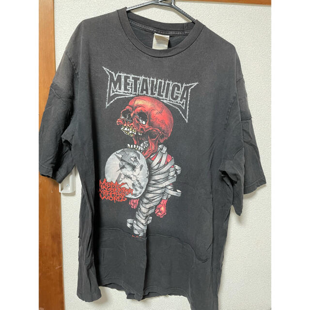 メンズ激レアMETALLICA  tourTシャツ2004年 コピーライト入り