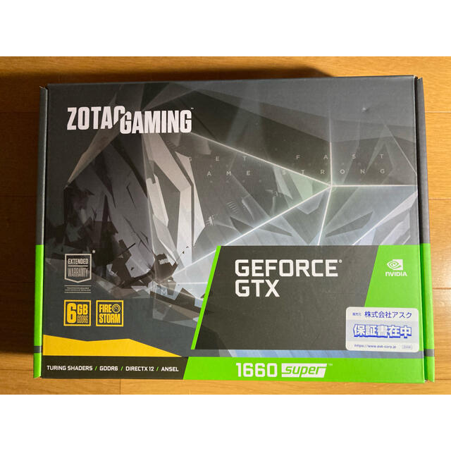 ZOTAC GeForce GTX 1660 SUPER Twin FanPCパーツ