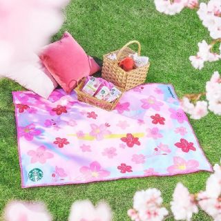 スターバックスコーヒー(Starbucks Coffee)の【新品】Starbucks シーズナルコレクション2021春 桜柄のマルチクロス(その他)