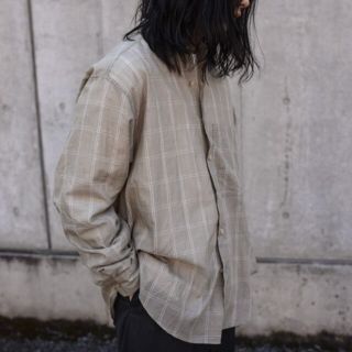 コモリ(COMOLI)のAURALEE Super Light Check Big Shirtsサイズ3(シャツ)