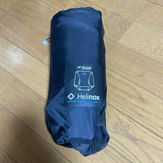 Helinox ヘリノックス グラウンドチェア 使用1回 黒×青 テーブル Helinox ヘリノックス グラウンドチェア 使用1回 黒×青 テーブル