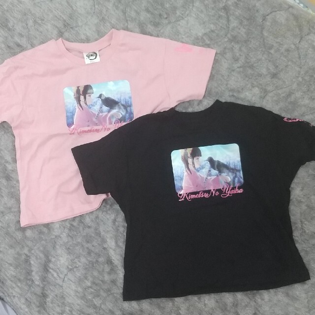 しまむら(シマムラ)の【2枚組】鬼滅の刃 栗花落カナヲ Tシャツ 120サイズ【新品・タグ有り】 キッズ/ベビー/マタニティのキッズ服女の子用(90cm~)(Tシャツ/カットソー)の商品写真