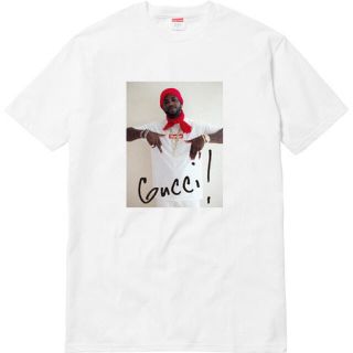 シュプリーム(Supreme)のSupreme x Gucci Mane 白　L(Tシャツ/カットソー(半袖/袖なし))