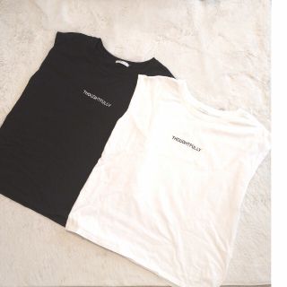 ハニーズ(HONEYS)の【中古】ハニーズ　ノースリーブTシャツ　2枚セット　黒白ホワイトブラック　M(Tシャツ(半袖/袖なし))