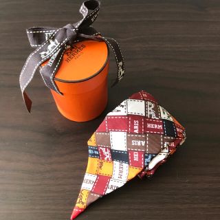 エルメス(Hermes)の美品❤︎エルメスツイリー ボルデュックチェック柄(バンダナ/スカーフ)