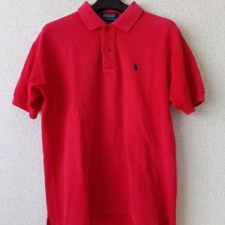 ポロラルフローレン(POLO RALPH LAUREN)の☆POLO ポロ　ポロシャツ　ヴィンテージ　Mサイズ　美品　赤(ポロシャツ)