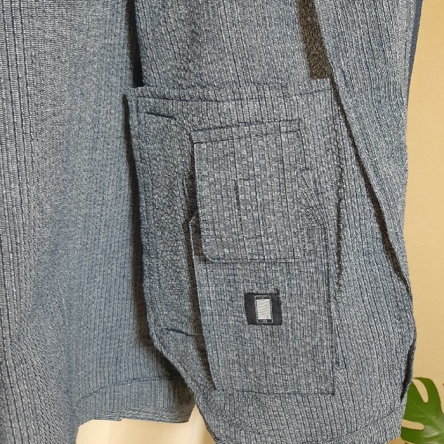 TOROY(トロイ)の涼しい　新品　トロイ ブルゾンネイビー LLサイズ　春夏秋向き メンズのジャケット/アウター(ブルゾン)の商品写真