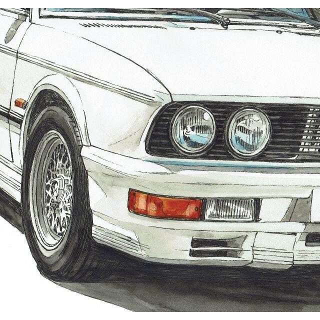 GC-1310 BMW524/M535限定版画直筆サイン額装済●作家平右ヱ門 7