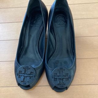 トリーバーチ(Tory Burch)のトリーバーチ 本革ウェッジサンダル(サンダル)