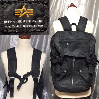 アルファインダストリーズ(ALPHA INDUSTRIES)のALPHA送料込アルファMA-1型リュック正規ミリタリーバックパックデイバック(バッグパック/リュック)