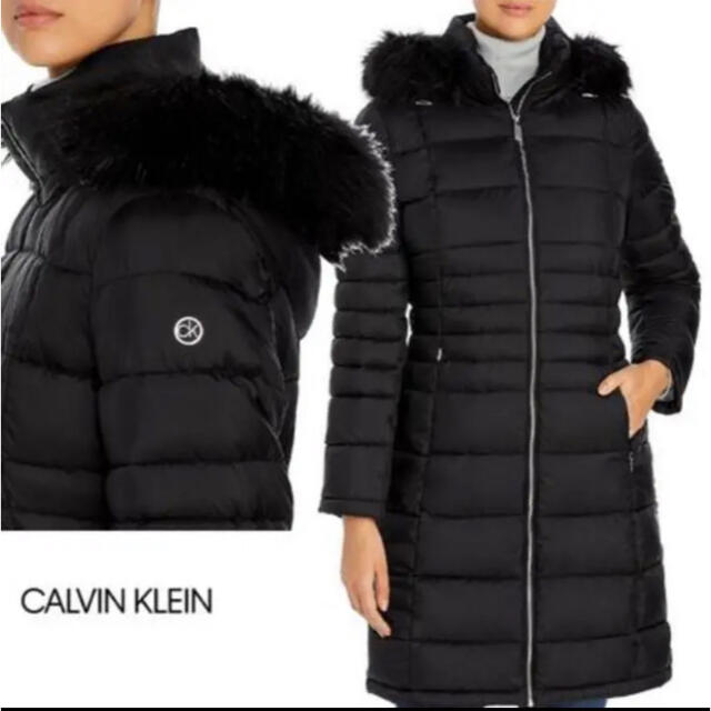 Calvin Klein(カルバンクライン)のCalvin Klein ダウンファーコート【タケタケ様専用】 レディースのジャケット/アウター(ダウンコート)の商品写真