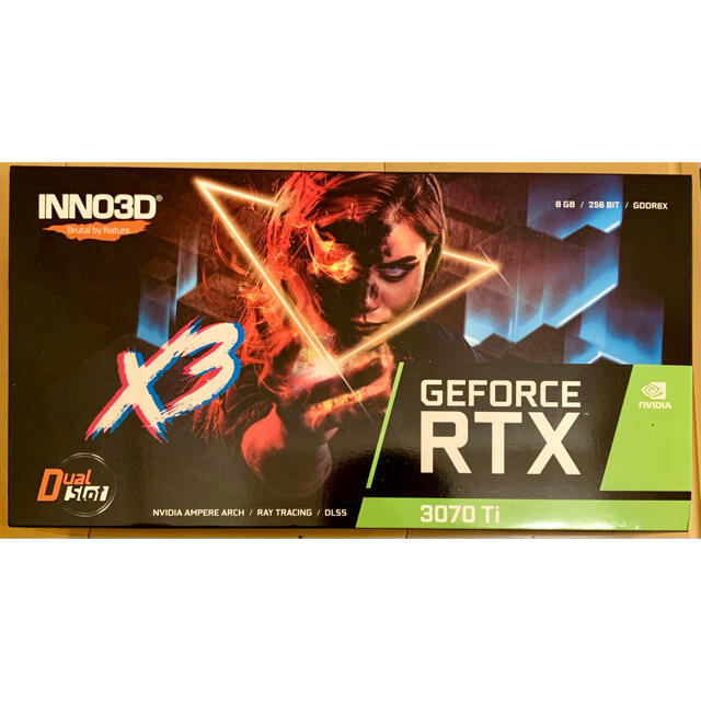 新品 Inno3D GeForce RTX 3070Ti X3 2スロット