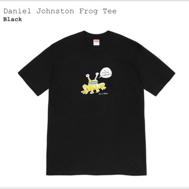 20SS supreme Daniel Johnston Frog Tee