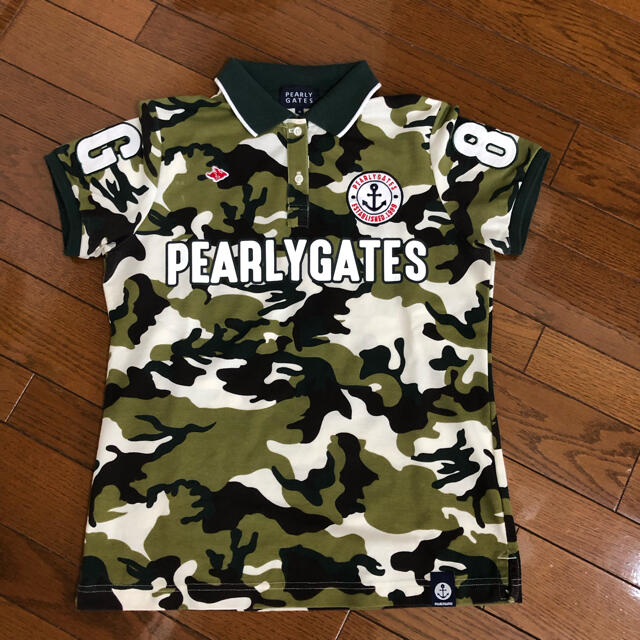 PEARLY GATES(パーリーゲイツ)のパーリーゲイツ  カモフラポロシャツ　レディース スポーツ/アウトドアのゴルフ(ウエア)の商品写真