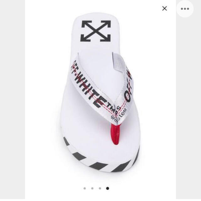 OFF-WHITE(オフホワイト)のOFF-WHITE Virgil Abloh オフホワイト F サンダル 40　 メンズの靴/シューズ(ビーチサンダル)の商品写真