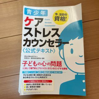 ニホンノウリツキョウカイ(日本能率協会)の青少年ケアストレスカウンセラ－〈公式テキスト〉(人文/社会)