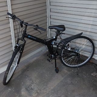 折りたたみマウンテンバイク　ヘルメット(自転車本体)