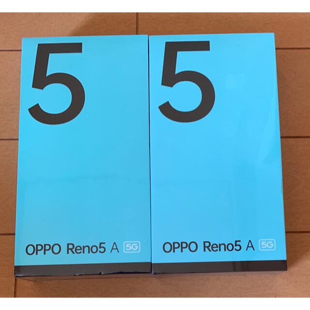 OPPO Reno5 A アイスブルー シルバーブラック 未開封 セット