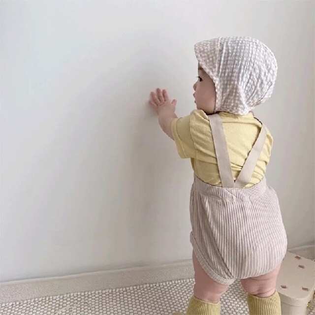 ストラップ付きかぼちゃパンツ サスペンダー 韓国子供服 赤ちゃん