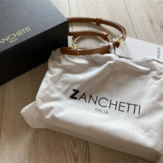 ❤︎新品❤︎ZANCHETTI ザンケッティ❤︎クロスボディ キャメル 9