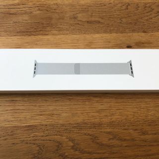 アップルウォッチ(Apple Watch)の【れいこうさん専用】アップルウォッチ　ミラネーゼループ　純正　シルバー　44ミリ(その他)