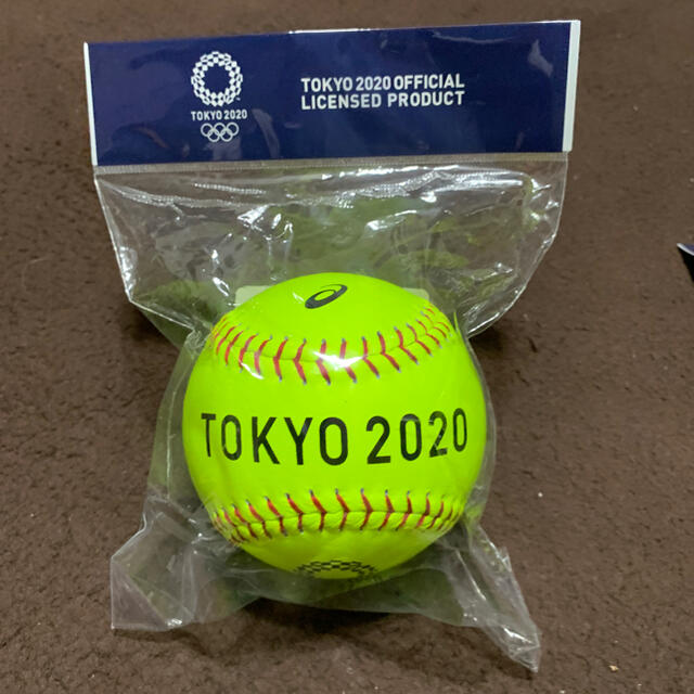 asics(アシックス)の東京オリンピック2020記念ソフトボール スポーツ/アウトドアの野球(ボール)の商品写真