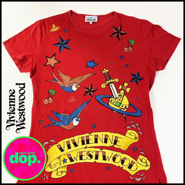 Vivienne Westwood(ヴィヴィアンウエストウッド)の▼ vivienne westwood man red print T ▼ メンズのトップス(Tシャツ/カットソー(半袖/袖なし))の商品写真