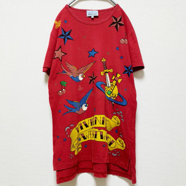 Vivienne Westwood(ヴィヴィアンウエストウッド)の▼ vivienne westwood man red print T ▼ メンズのトップス(Tシャツ/カットソー(半袖/袖なし))の商品写真