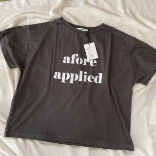 グレイル(GRL)のGRL ze430 afore applied ロゴTシャツ(Tシャツ(半袖/袖なし))