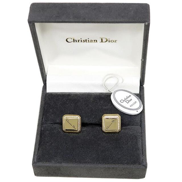 Christian Dior(クリスチャンディオール)の美品 Dior ディオール ゴールドカラーカフス ドイツ製 カフリンクス メンズのファッション小物(カフリンクス)の商品写真