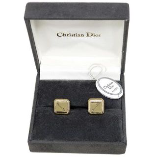 クリスチャンディオール(Christian Dior)の美品 Dior ディオール ゴールドカラーカフス ドイツ製 カフリンクス(カフリンクス)