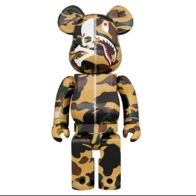 MEDICOM TOY(メディコムトイ)のMASTERMIND VS BAPE(R) BE@RBRICK 1000%  エンタメ/ホビーのフィギュア(その他)の商品写真