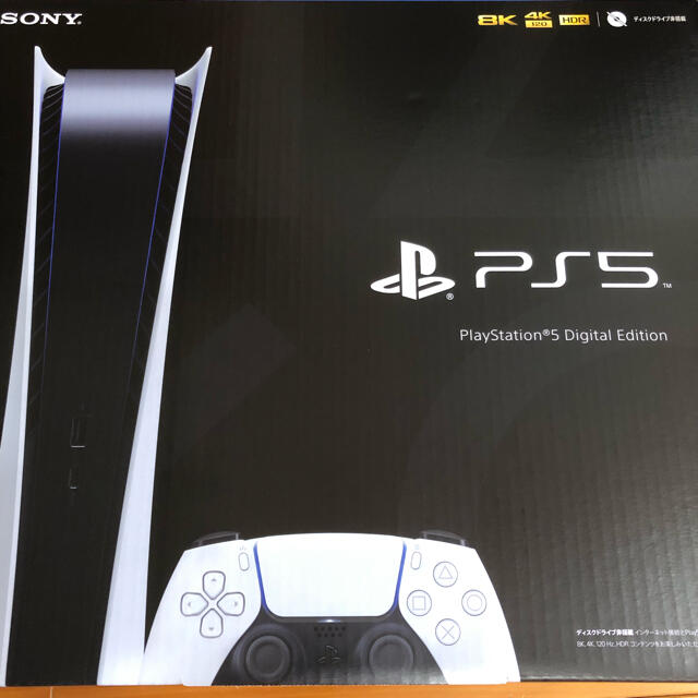 新品　PlayStation5 デジタルエディションCFI-1000B01ゲームソフト/ゲーム機本体